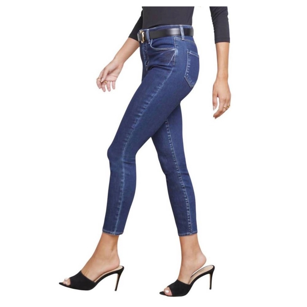 L'AGENCE Jeans Margot High‎ Rise Skinny 4AM size 27 High Rise Dark Stretch